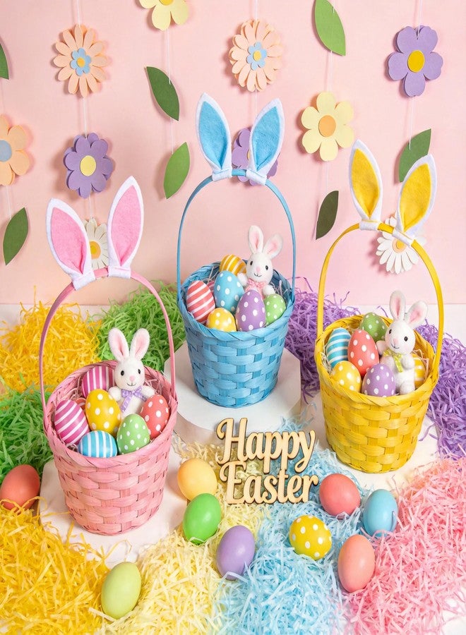Seifar 10.7oz/300g Easter Grass Basket Filler, Green Pink Yellow Pueple Blue Recyclable Shred Paper Shred Fillers Easter Basket Grass for Easter Gift Basket Gift Wrapping Party Decorations - Image 5