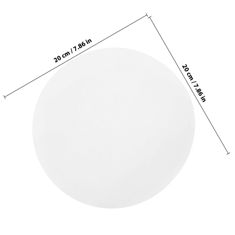 100 Pcs 8 Inch Round Non Stick Parchment Baking Paper Sheets for Cooking Steaming Barbecue - Image 3