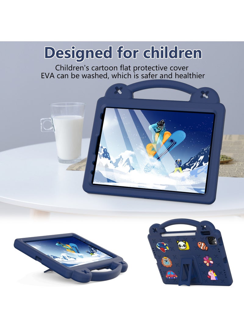 Kids Case Compatible with iPad 11th Generation A16 11-inch 2025 Shockproof Case with Shoulder Strap and Grip Holder For iPad 11th Generation - Image 3