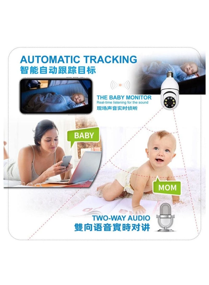 CareCam Pro App Home Security Camera 360 Degrees (White) - Image 3