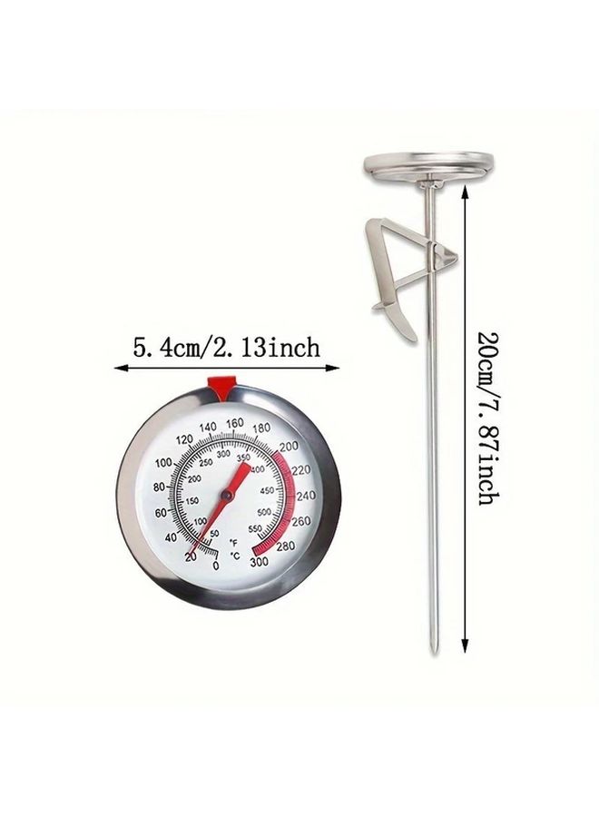 Stainless Steel Candy Thermometer 0 300 Pointer Probe For Frying Candle Making - Image 2