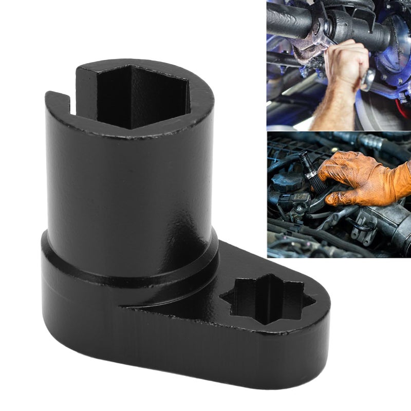 Offset Oxygen Sensor Socket 22mm 8‑Point Chromium Vanadium Steel Auto Repair Tool - Image 1