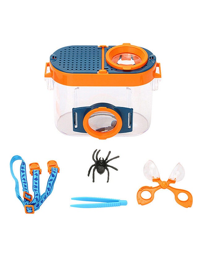 Generic - Insect Inspection Box with Magnifiers 2.6X & 4.5X Magnifications Kids Bug Catcher and Viewer Microscope Insect Magnifier Nature Exploration Kit - Image 1