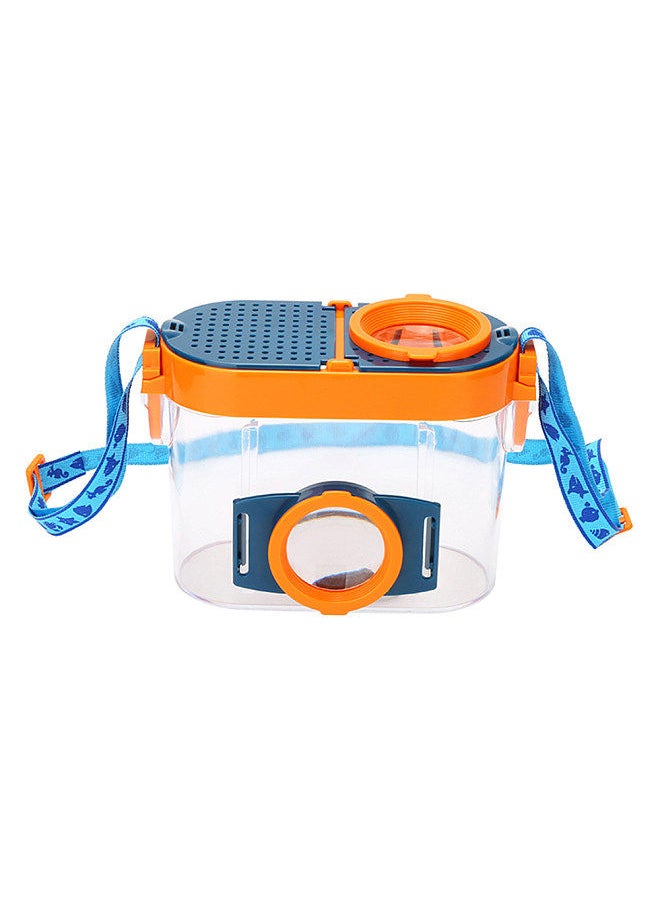 Generic - Insect Inspection Box with Magnifiers 2.6X & 4.5X Magnifications Kids Bug Catcher and Viewer Microscope Insect Magnifier Nature Exploration Kit - Image 1