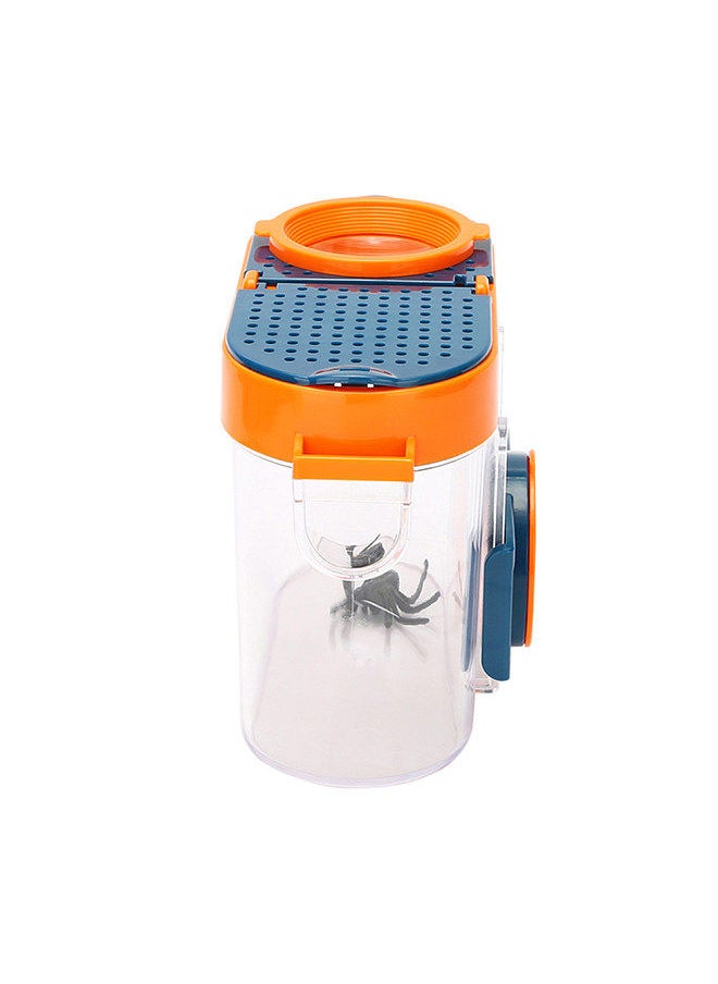 Generic - Insect Inspection Box with Magnifiers 2.6X & 4.5X Magnifications Kids Bug Catcher and Viewer Microscope Insect Magnifier Nature Exploration Kit - Image 1