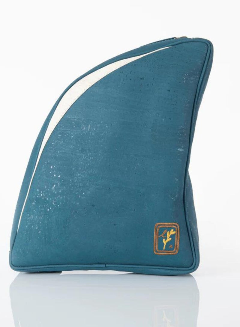 LoryLux Unique Teal Shark Fin Backpack  - Image 4