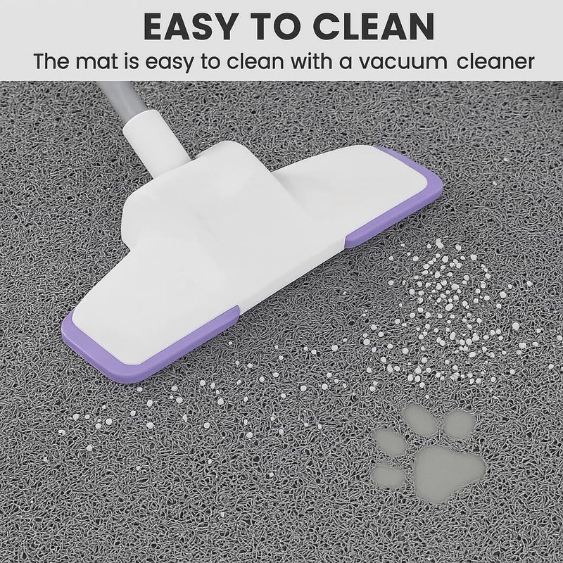 Bulk buys Cat Litter Mat. Traps Litter. Soft Non-Slip Surface. Easy to Clean. 11.5 x 15.75 in Gray Mat for Litter Box Area - Image 5