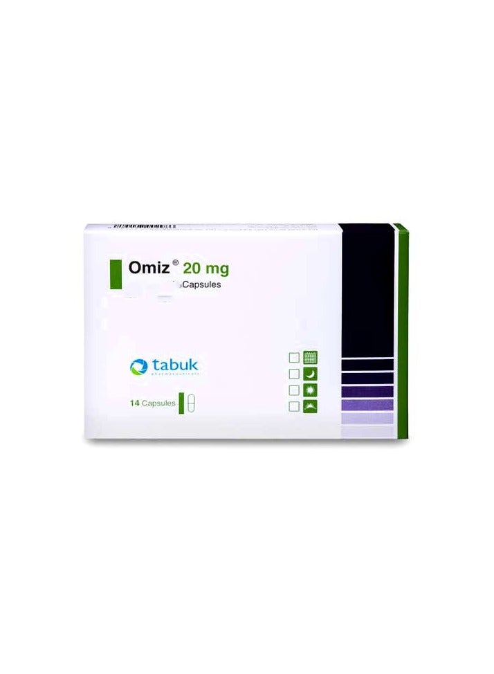 Omiz 20Mg Capsule 14S