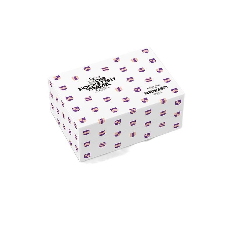 30 Pack Disposable Underwear Women High Waist No Wash Sterile Travel Cotton Size M with Easy Storage - Image 1