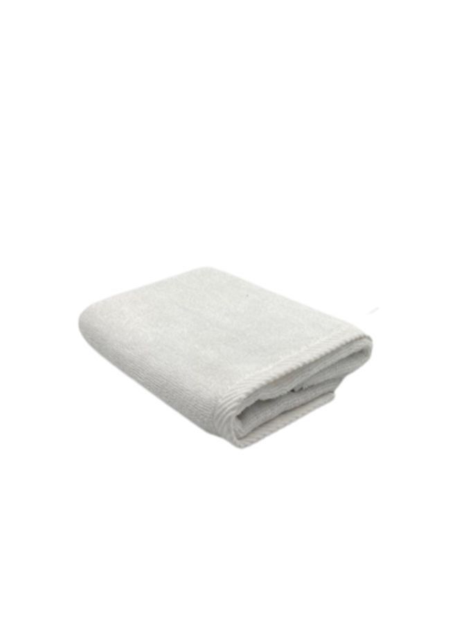 BYFT Iris (White) Premium Hand Towels (50x100,Set of 1 Hand Towel) 100% Cotton, Highly Absorbent and Ultrasoft Quick Dry Bath Linen-550 GSM  - Image 2