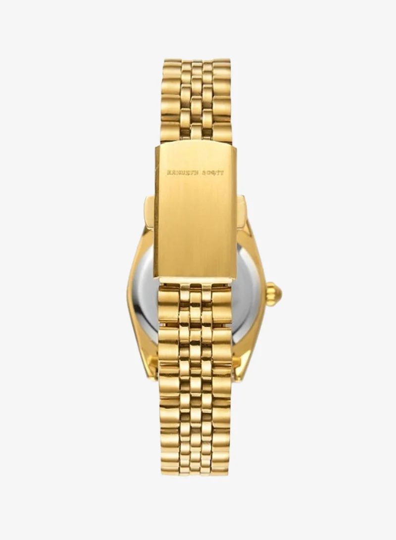 Kenneth Scott Beige Women's Stainless Steel Analog Watch K22536-GBGC - 26 mm for Women | Best Price UAE