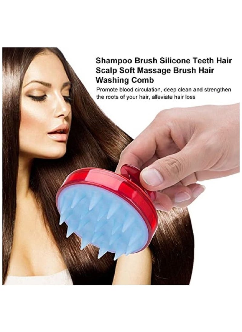 NIKITA.VIVI Hair Scalp Massager Shampoo Brush for Shower,Scalp Scrubber with Soft Silicone Bristles for Hair Growth & Dandruff Treatment,Wet Dry Oil Hair Massager Hair Care Head Brush for All Hair Types  - Image 4