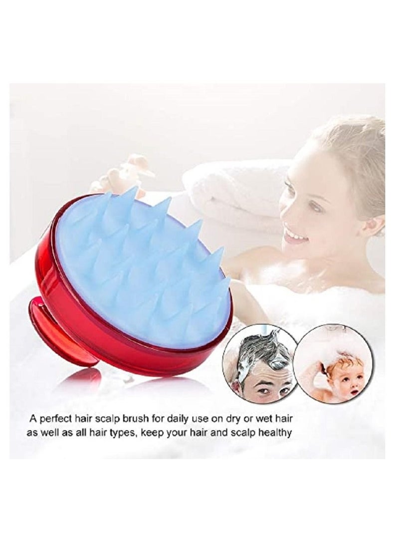 NIKITA.VIVI Hair Scalp Massager Shampoo Brush for Shower,Scalp Scrubber with Soft Silicone Bristles for Hair Growth & Dandruff Treatment,Wet Dry Oil Hair Massager Hair Care Head Brush for All Hair Types  - Image 3
