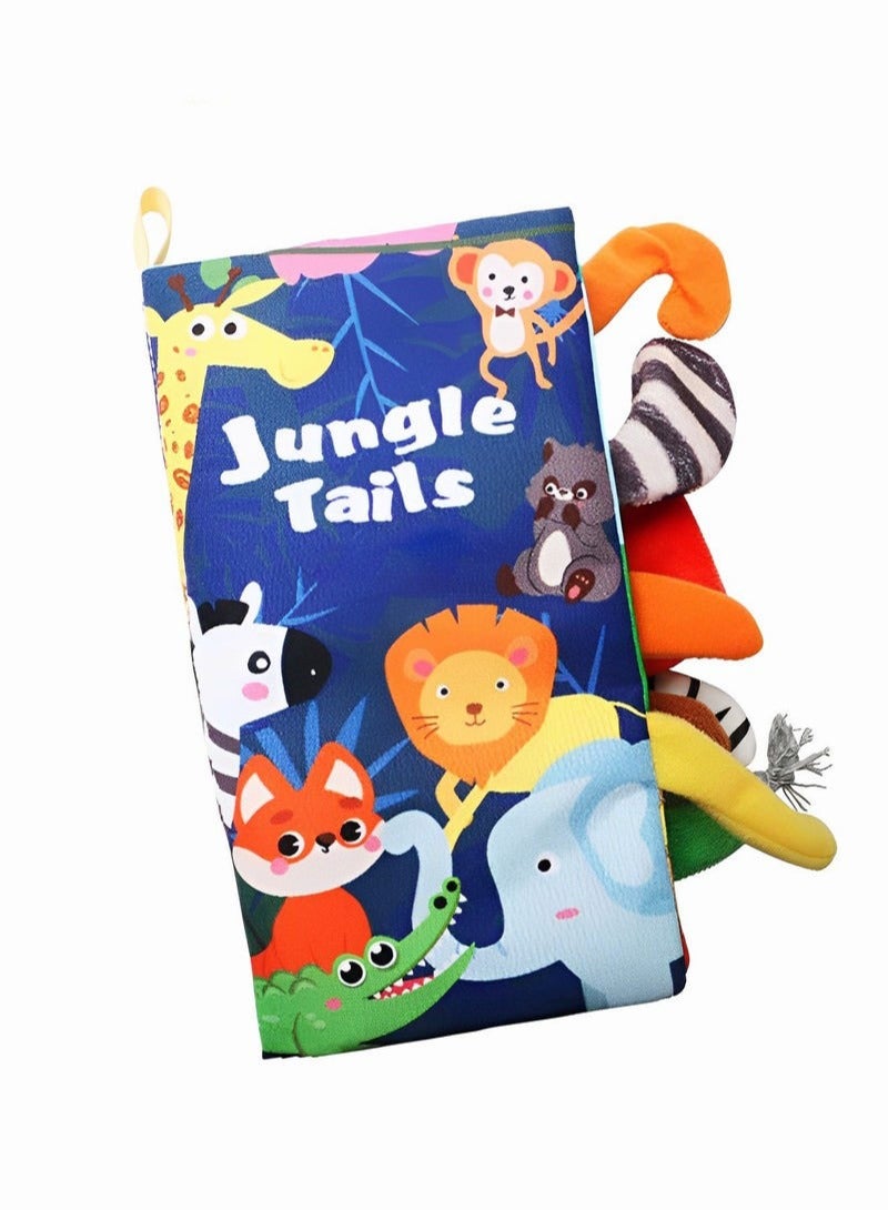 DURKU Shark Tails Soft Cloth Crinkle Baby Book for Toddler's Early Education Activity - Image 4