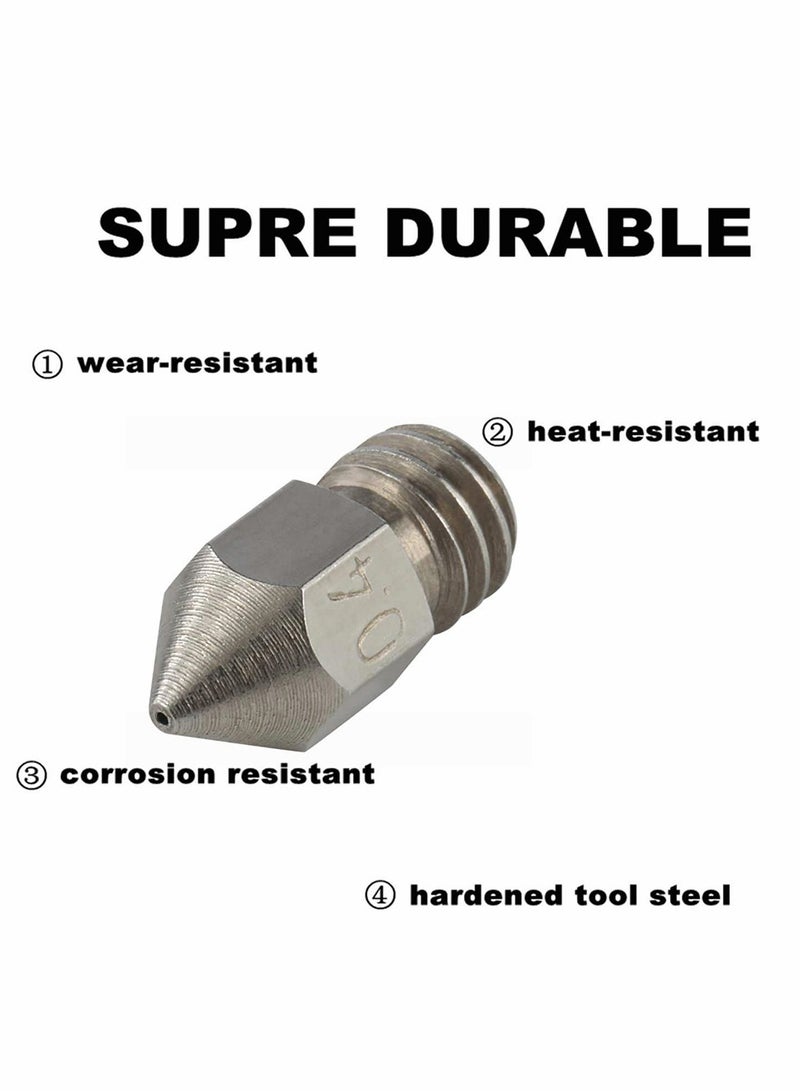 26 Piece 3D Printer Nozzle Cleaning Kit for MK8 Compatible with Creality Ender 3 Ender 5 CR 10 Includes Wrench and Needles - Image 5