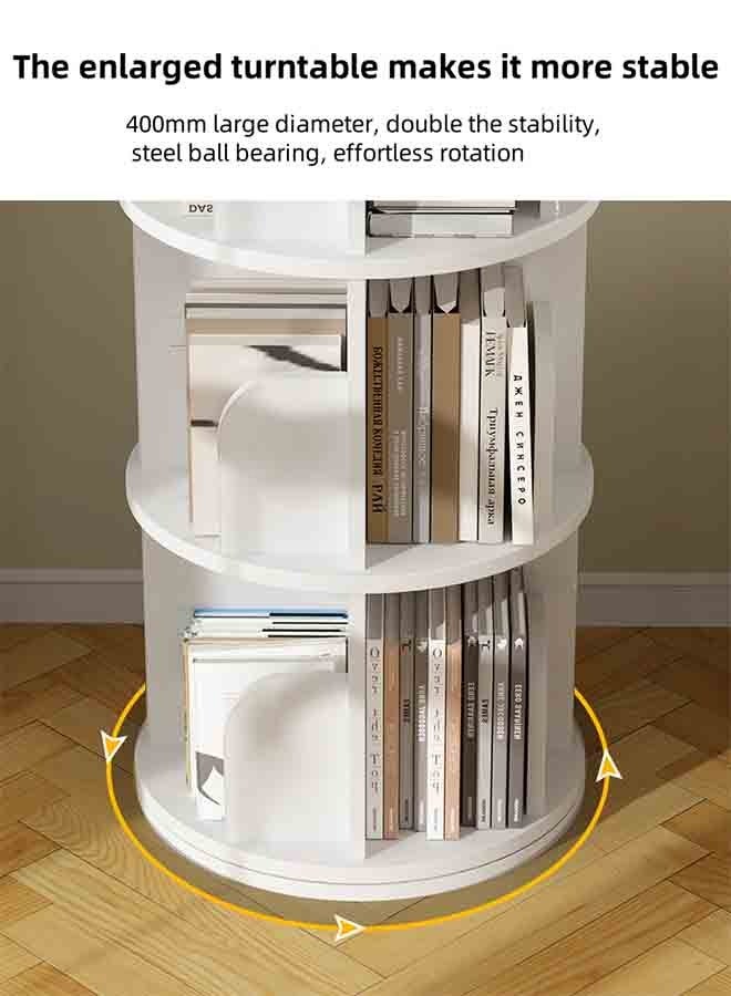 Generic The Multi-Functional Rotatable Bookshelf Saves Space And Can Rotate 360°. It Is A Stackable Display Rack, Storage Rack, Standing Bookshelf And A Corner Bookshelf, Measuring 160cm×40cm. - Image 5