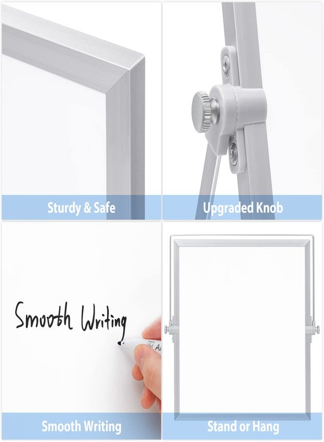 ARCOBIS Small WhiteBoard with Stand 10" X 10", Magnetic Double-Sided Dry Erase White Board Easel for Desk Students Home Office - Image 4