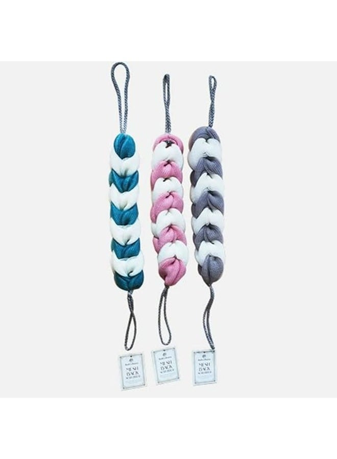 ليفة استحمام واحدة مقشرة ناعمة للجسم إسفنجة استحمام غنية بالرغوة للتنظيف العميق والعناية اليومية بالبشرة  لون عشوائي - Image 4