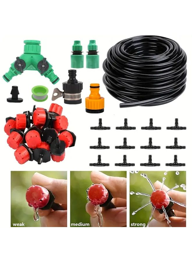 Garden Irrigation System Kit 30/50M With 1181.1Inch Tube, Watering Dripper Set - Image 1