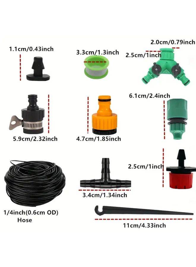 Garden Irrigation System Kit 30/50M With 1181.1Inch Tube, Watering Dripper Set - Image 3