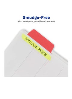 AVERY Avery Ultra Tabs, 2.5" x 1", 2-Side Writable, Red/Yellow/Green, 24 Repositionable Margin Tabs (74768)  - Image 4