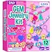 EZCRA Bracelet Making Kit for Kids 46 12 DIY Jewelry Craft Set with Beads Gem Stickers and Charms for Girls Ages 58 Easy DIY Bracelet Kit Gift for Girls - Image 2
