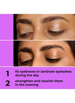 LAMEL Lamination Clear Brow And Lash Gel Megafixing Setting Gel Clear Eyebrow Gel Waterproof & Sweat Proof Mascara Styling For Feathered & Fluffy Brows Makeup 401 6Ml / 0.2Oz.  - Image 5