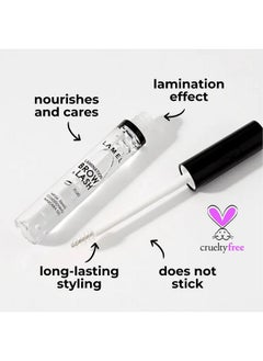 LAMEL Lamination Clear Brow And Lash Gel Megafixing Setting Gel Clear Eyebrow Gel Waterproof & Sweat Proof Mascara Styling For Feathered & Fluffy Brows Makeup 401 6Ml / 0.2Oz.  - Image 4