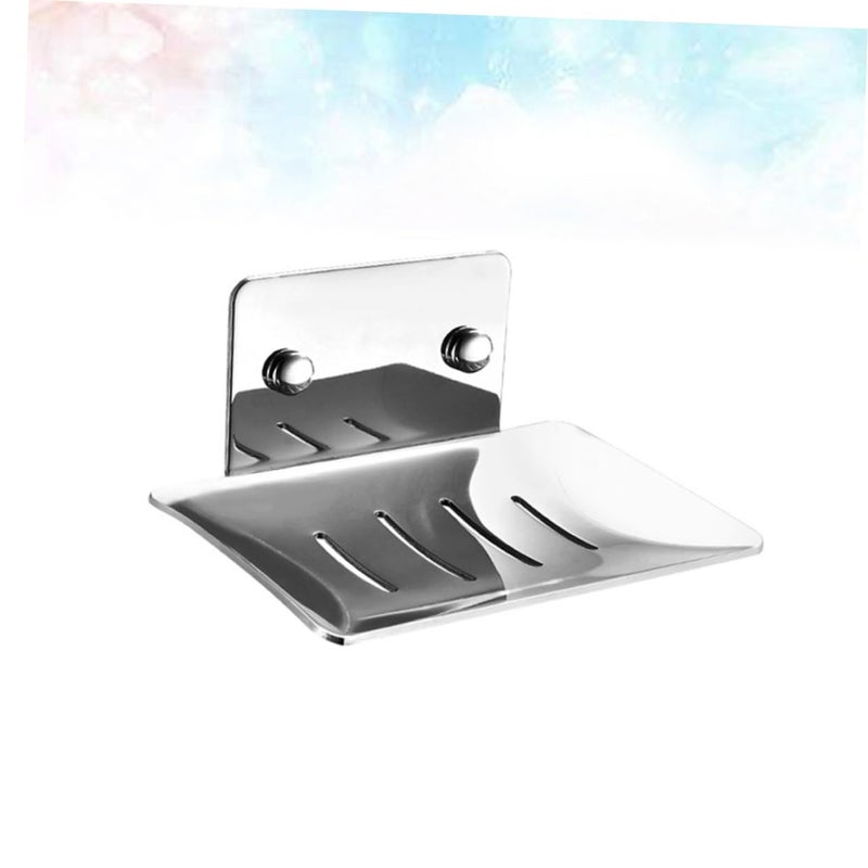 Stainless Steel Soap Holder Wall Mounted Punch Soap Basket Bathroom Accessory - Image 5