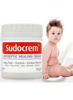 Sudocrem Antiseptic Healing Cream to Protect Rash and Surface Wound for Baby 125G, Soothes, Heals, and Protects, Relief and Treatment of Diaper Rash, Developed to Provide Optimal Hydration and Moisturisation  - Image 1