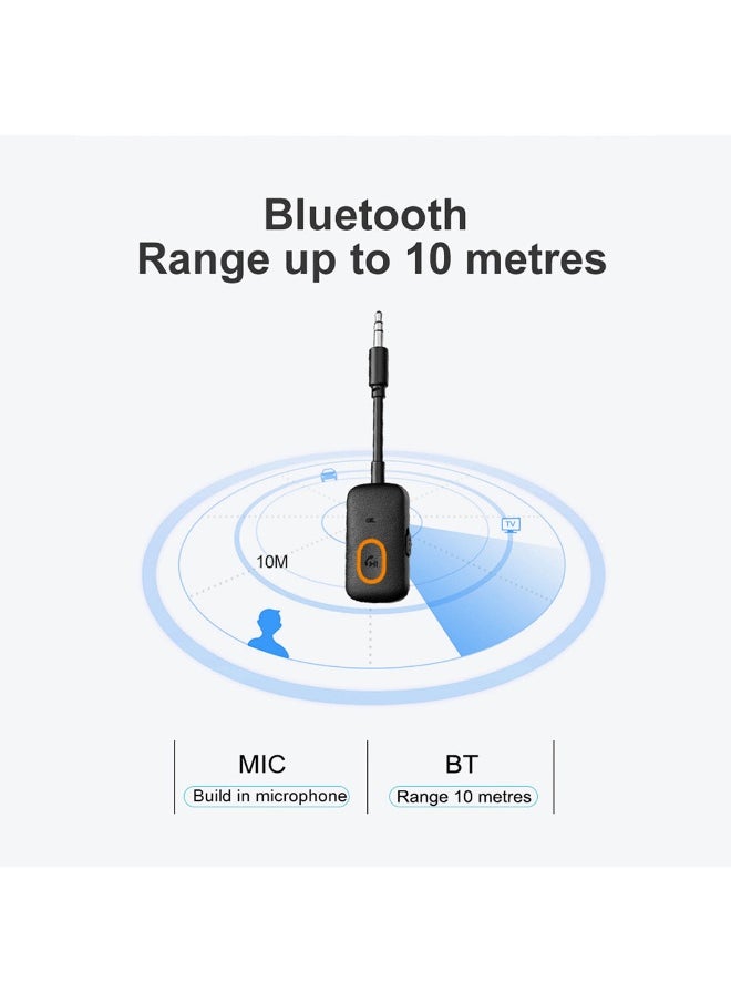 blupebble Airlync Bluetooth 5.4 Airplane Audio Adapter | Wireless Dual 3.5mm Jack Transmitter for In-Flight Entertainment, Connects AirPods, Earbuds & Bluetooth Headphones  - Image 4