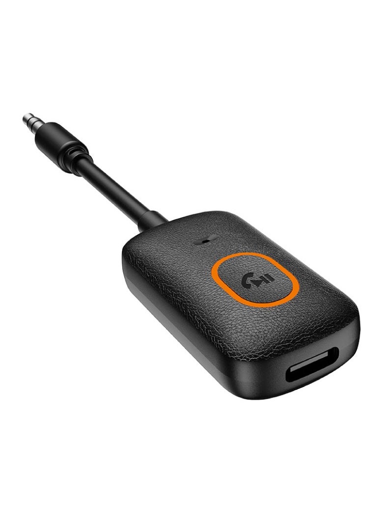 blupebble Airlync Bluetooth 5.4 Airplane Audio Adapter | Wireless Dual 3.5mm Jack Transmitter for In-Flight Entertainment, Connects AirPods, Earbuds & Bluetooth Headphones  - Image 2