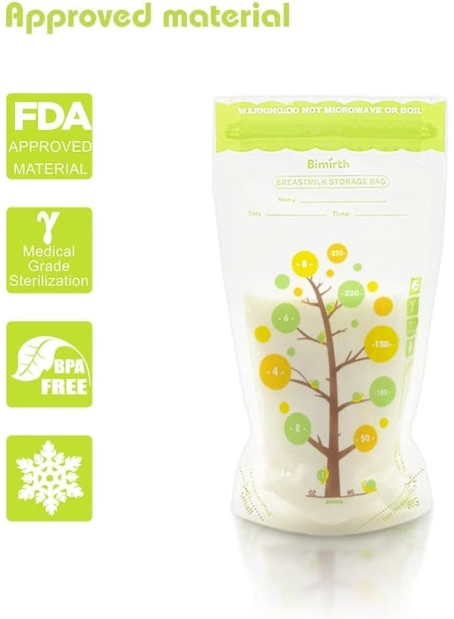 Bimirth Breastmilk Storage Bags Pre-sterilized 8oz 112counts - Image 4