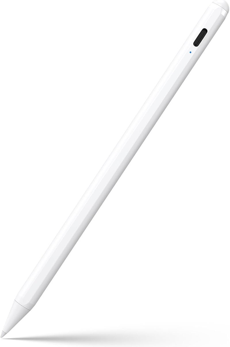 JAMJAKE Stylus Pen for iPad 6th-11th Generation-2X Fast Charge Active Pencil Compatible with 2018-2025 Apple iPad Pro 11"/12.9"/M4, iPad Air 3/4/5/M2/M3,iPad mini 5/6 Gen-White - Image 1