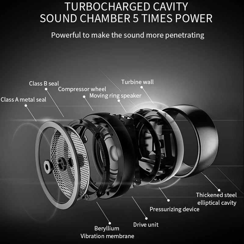 مكبر صوت لاسلكي صغير محمول يعمل بتقنية البلوتوث أحمر - Image 2