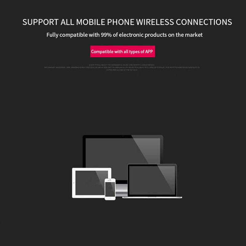 مكبر صوت لاسلكي صغير محمول يعمل بتقنية البلوتوث أحمر - Image 4