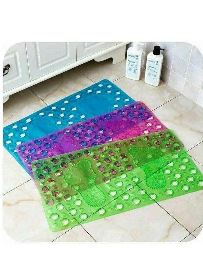 Bath And Shower Mat Non-slip With Effective Suction Cups For Home Bathroom Toilet Kitchen - Image 1
