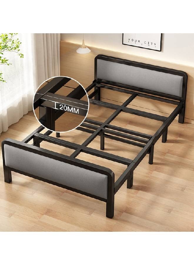 NKX Modern Upholstered Platform Bed Frame Size100 cm Width  - Image 4