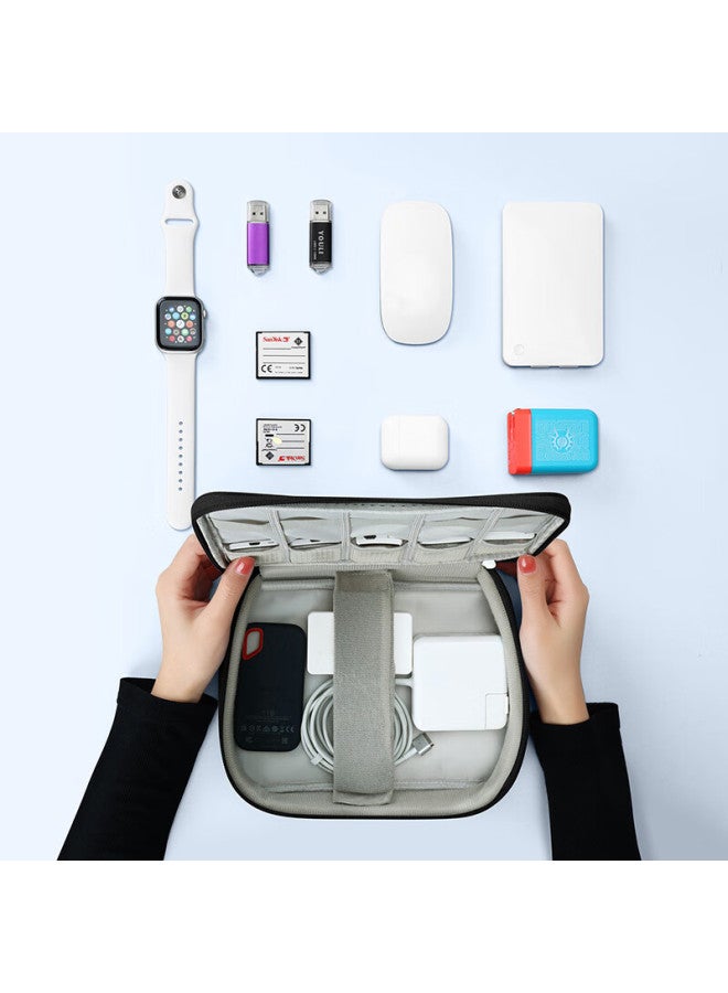 بابم Bubm Cable Storage Bag, Power Box, Multifunctional Charging Cable Organizer, Portable Travel Digital Accessory Storage Pouch - Image 2