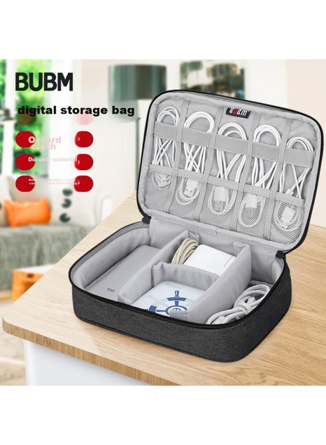 بابم Bubm Cable Storage Bag, Power Box, Multifunctional Charging Cable Organizer, Portable Travel Digital Accessory Storage Pouch - Image 1