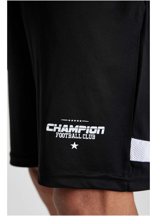 DeFacto - Man Slim Fit Knitted Shorts - Image 1