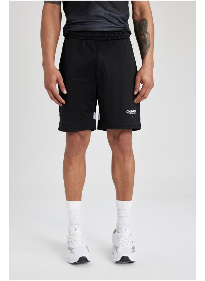 DeFacto - Man Slim Fit Knitted Shorts - Image 1
