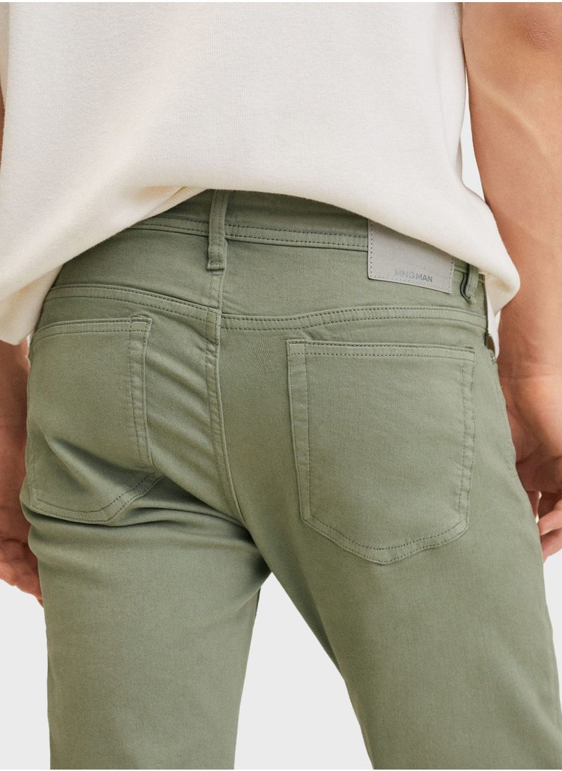 Mango Man - Light Wash Skinny Fit Jeans - Image 1
