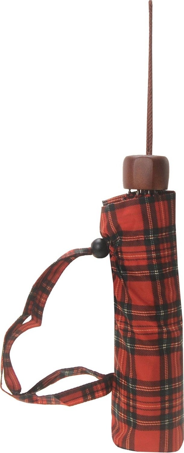 April Lux Umbrella Red Plaid Pattern  - Image 5