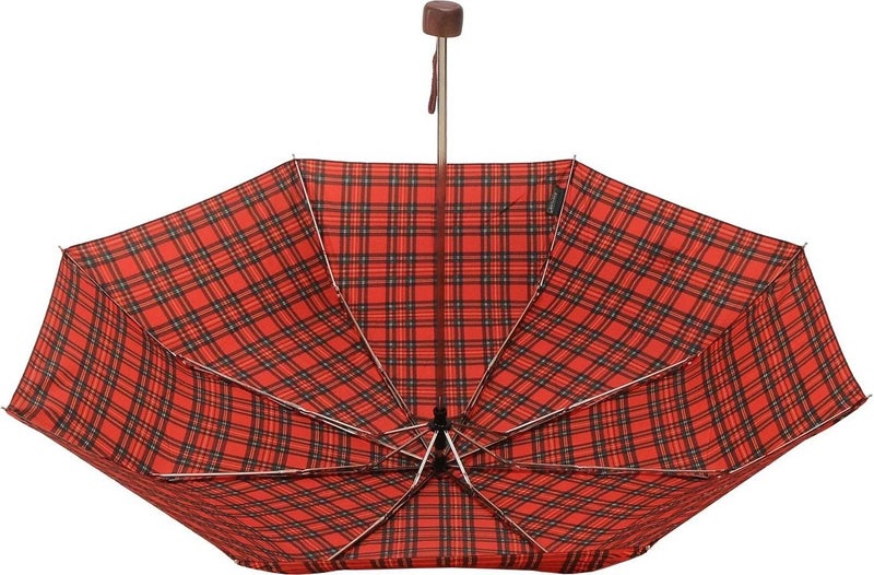 April Lux Umbrella Red Plaid Pattern  - Image 2