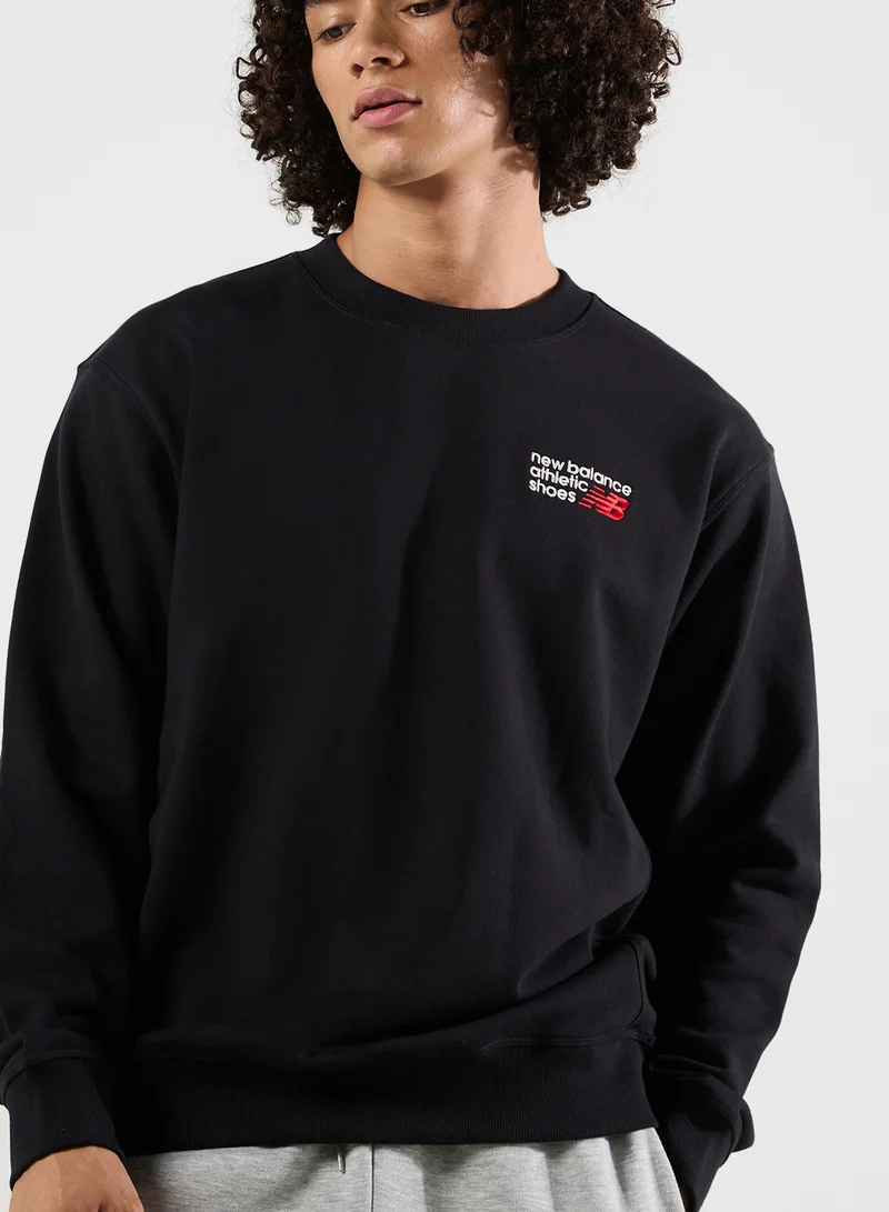 New Balance Athletics Relaxed Premium Logo Hoodie