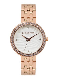 GIORDANO Giordano Analog Stylish Watch for Women Water Resistant Fashion Watch Round Shape with 3 Hand Mechanism Wrist Watch to Compliment Your Look/Ideal Gift for Female - GZ-60079-22  - Image 1