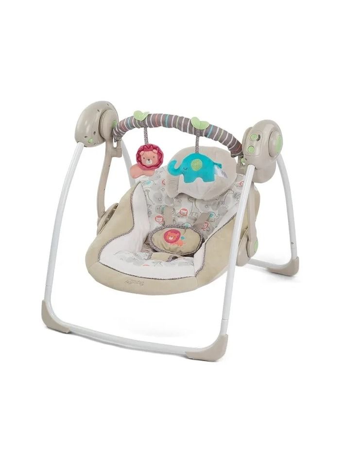 1-Piece Multifunctional Baby Electric Rocking Chair,Baby Cradle Foldable Comfort Music Chair