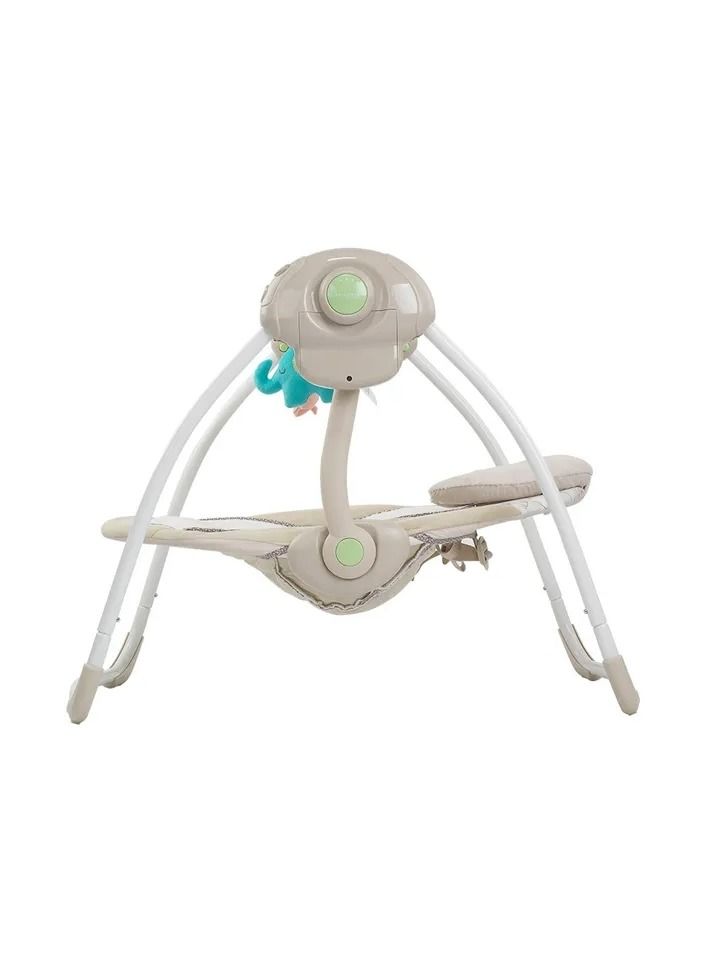 1-Piece Multifunctional Baby Electric Rocking Chair,Baby Cradle Foldable Comfort Music Chair