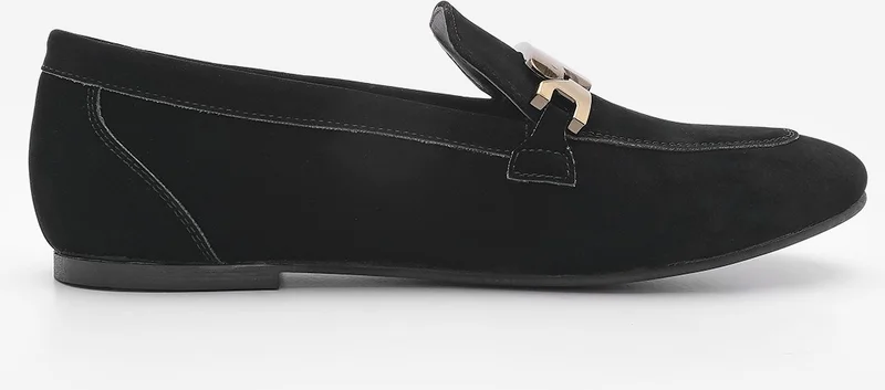 MARJIN Women's Loafer Buckle Casual Shoes Forez